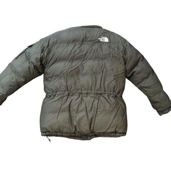 Vintage The North Face Hyvent Goose Down Jacket Large Green - Picture 2 of 16